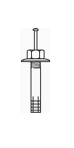 Strike Pin Anchor - Yellow Zinc Plated
