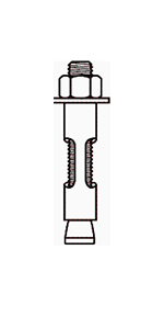 Hex Nut Sleeve Anchors - Zinc Plated