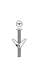 Toggle Bolt Mushroom Head Combo Drive w/ Wings - Zinc Plated