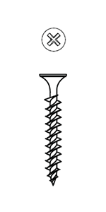 Phillips Bugle Head Coarse Thread - Dacrotized