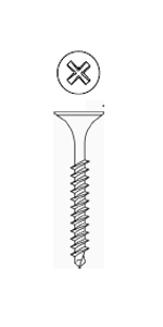 Phillips Bugle Head - Zinc Plated