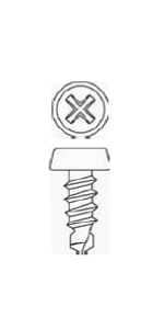 Phillips Pan Head Framing Screw - Zinc Plated